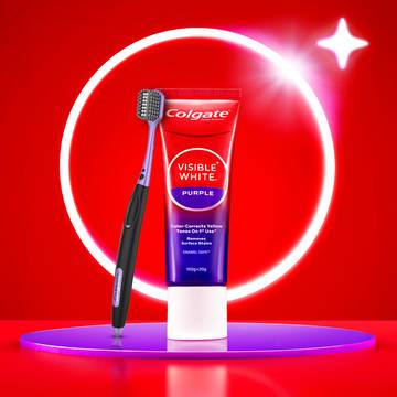 Colgate Visible White Purple Whitening Toothpaste