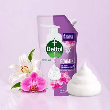 Dettol Orchid & Lily Foaming Hand Wash