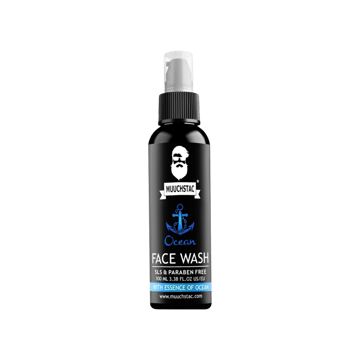 Muuchstac Ocean Face Wash for Men with Multi Action Formula