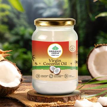 Organic India, A TATA Product - Organic Cold Pressed Virgin Coconut Oil