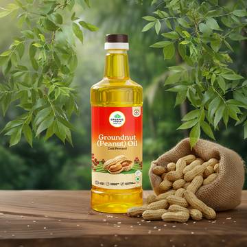 Organic India, A TATA Product - Organic Cold Pressed Groundnut Oil