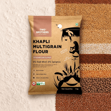 Two Brothers Khapli Multigrain Atta (8 grains)